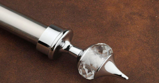 Curtain Bracket Crystal Sleek